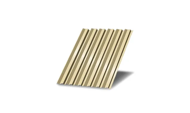Профнастил Профлист-Момент C15 1000х0.7 Окрашенный RAL 1014