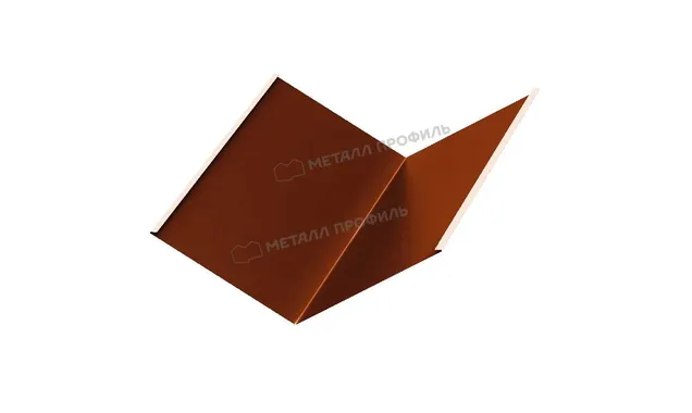 Планка ендовы нижняя 298х298х2000 (AGNETA-20-Copper\Copper-0.5)