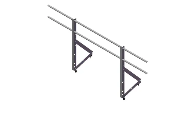 Ограждение кровельное Optima 0,9х2м RAL 8017