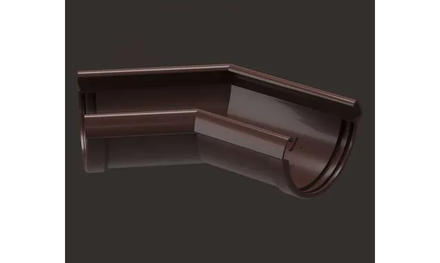 Угловой элемент 135˚ LUX, шоколад