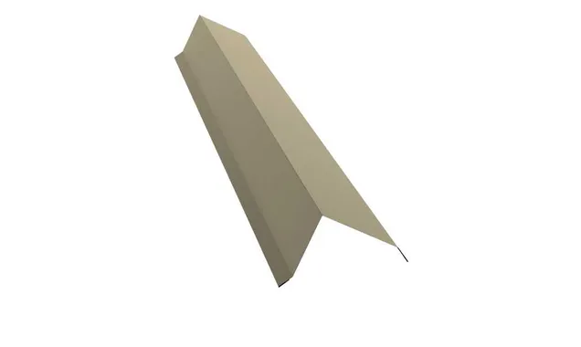 Планка торцевая Grand Line 80х100 0,45 Полиэстер RAL 1015 светлая слоновая кость