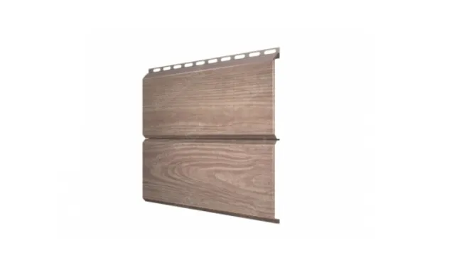 Металлический сайдинг Grand Line ЭкоБрус 0.45 мм 3D Print Elite Antique Wood
