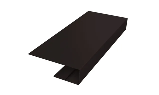 J-Профиль 18мм 0,5 Velur X RAL 9005 черный (2,5м)