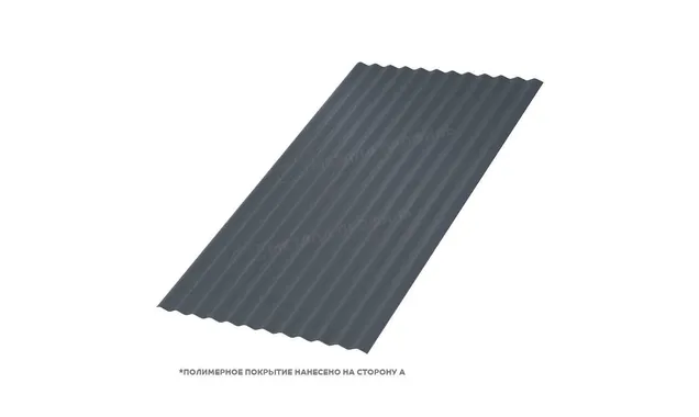 Профлист Металл Профиль МП18 0.5 VikingMP® E RAL 7024 Серый графит A