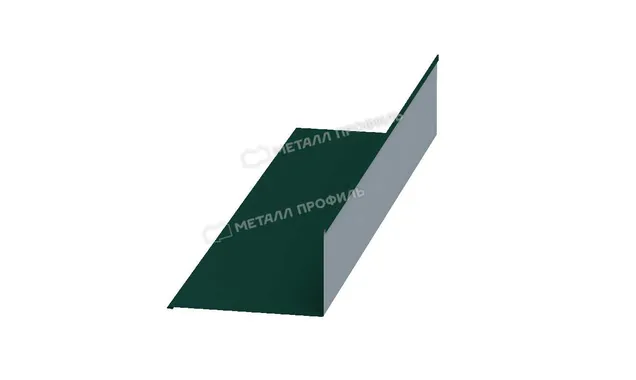 Планка примыкания верхняя 140х90х2000 (ПЭ-01-6005-0.45)