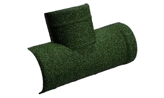 T-образный конек 205 Gerard полукруглый, пластик, 515 мм, forest green (131)