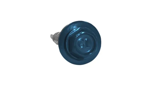 Саморез кровельный Daxmer 4,8х70 RAL 5009 (100) сверло №1