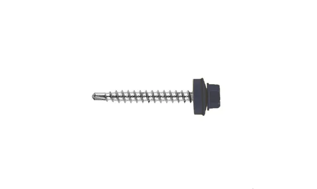 Саморез кровельный Daxmer 4,8х35 RAL 5004 (250) сверло №1