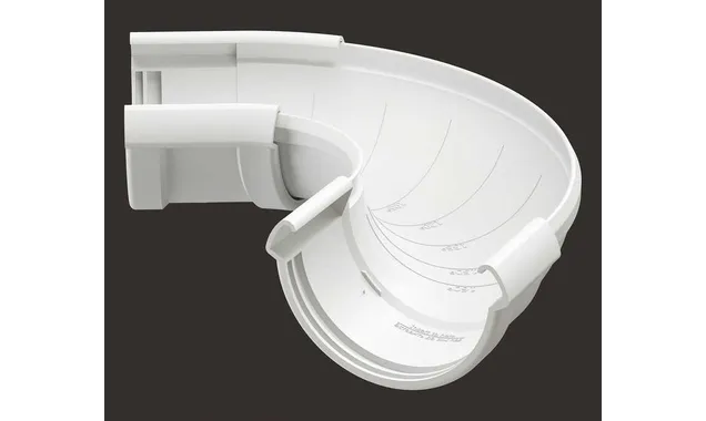 Угол Docke LUX RAL 9003 Пломбир