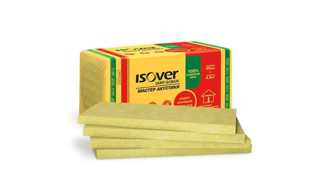 Утеплитель Isover Мастер Акустики 50х600х1000