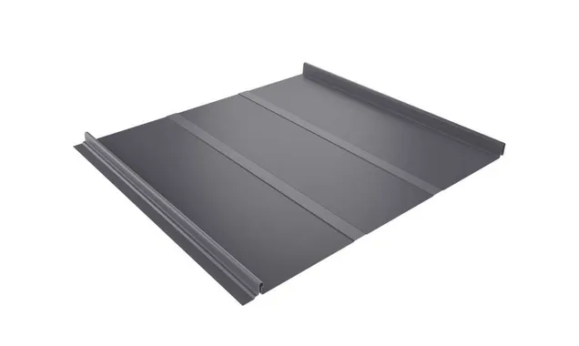 Фальцевая кровля Кликфальц Line Grand Line 0,5 Satin RAL 7004 Сигнальный Серый