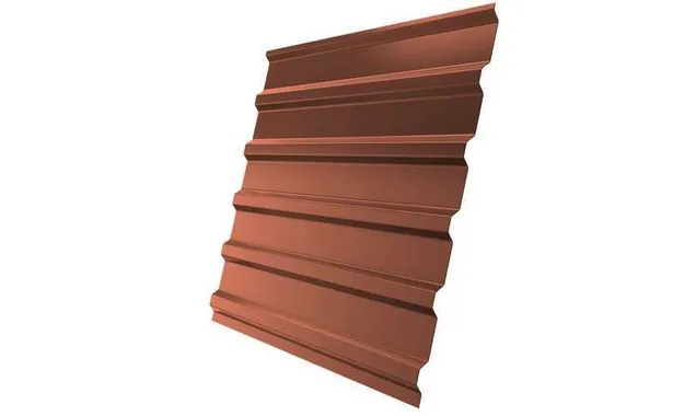 Профлист Grand Line HC35R 0.5 Quarzit Cuprum steel, Бесцветный