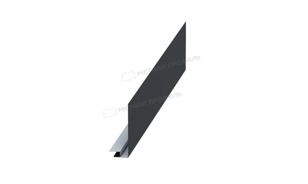 Планка карнизного свеса сложная 185х50х2000 NormanMP (ПЭ-01-7024-0.5)