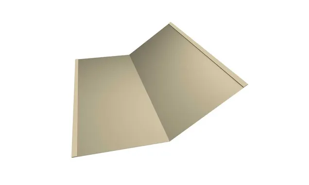 Планка ендовы нижней 300х300 0,5 Satin с пленкой RAL 1015 светлая слоновая кость