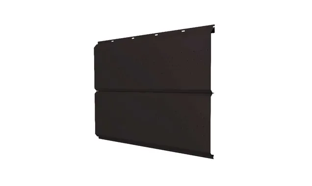 Софит ЭкоБрус new c перфорацией 0,5 Satin Matt RAL 9005 черный