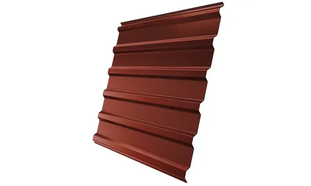 Профлист Grand Line C20R 0.5 PurLite Matt RAL 8004 Терракота