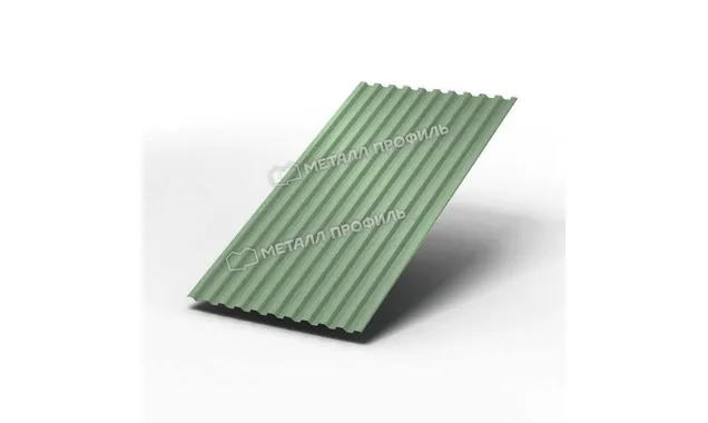Профлист Металл Профиль C21 0.5 NormanMP RAL 6019 Зеленая пастель B