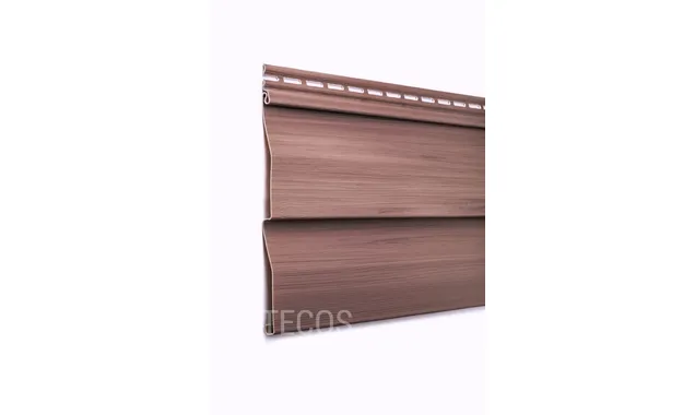 Акриловый сайдинг Tecos Natural wood effect Корабельный брус (Канадский дуб), 3,66м
