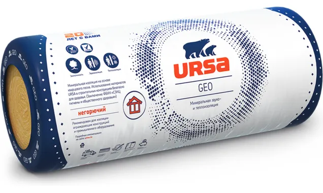 Утеплитель Ursa Geo М-15 50х1220х8000