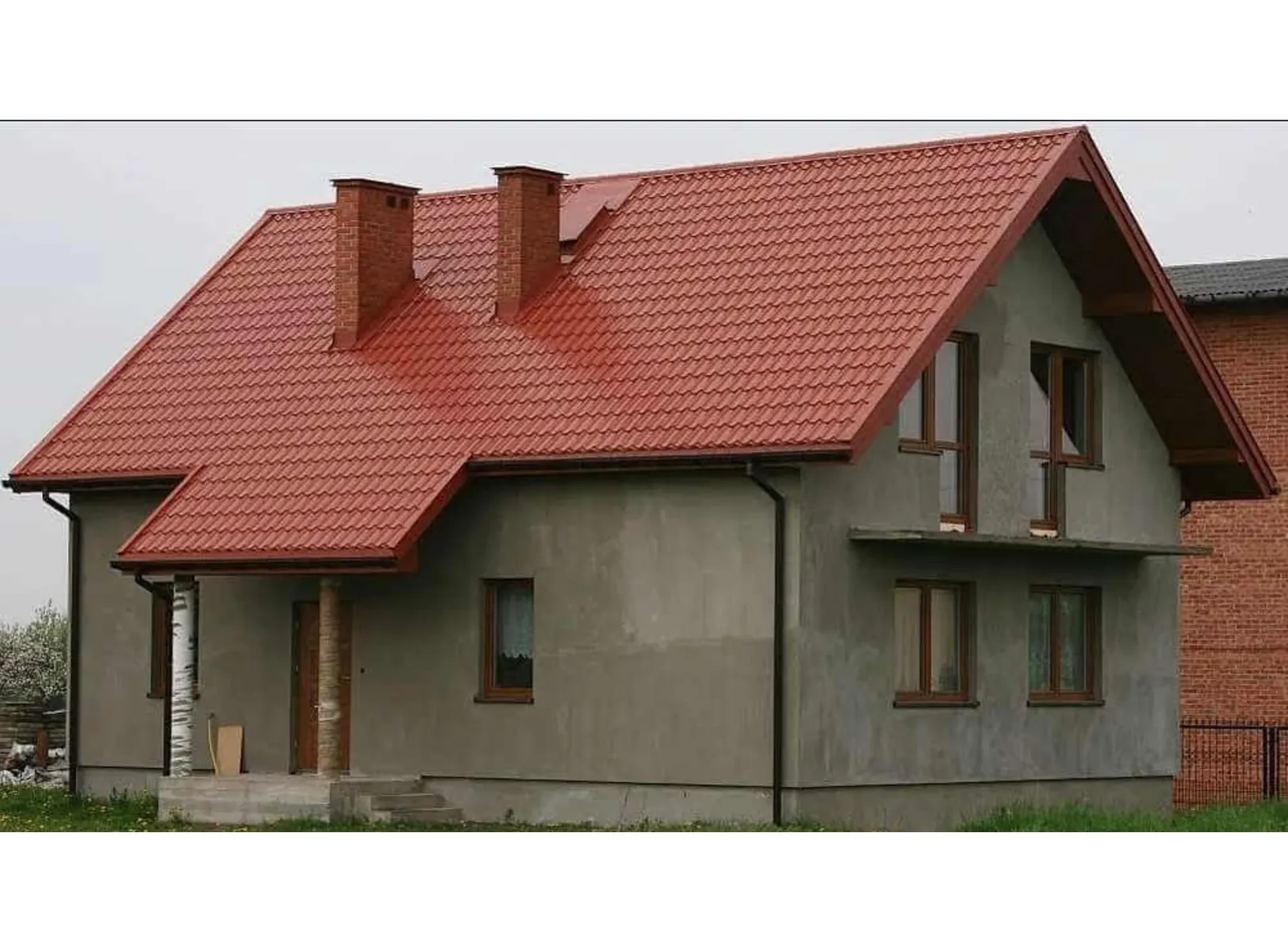 Металлочерепица Металл-Профиль Супермонтеррей 0,45 Полиэстер RAL 3009 Красная окись