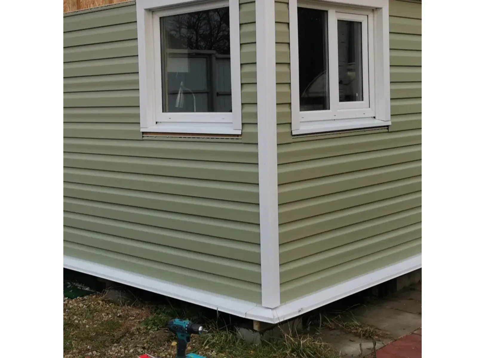 Виниловый сайдинг Docke Корабельный брус D4.5DL STANDARD киви 3000х232
