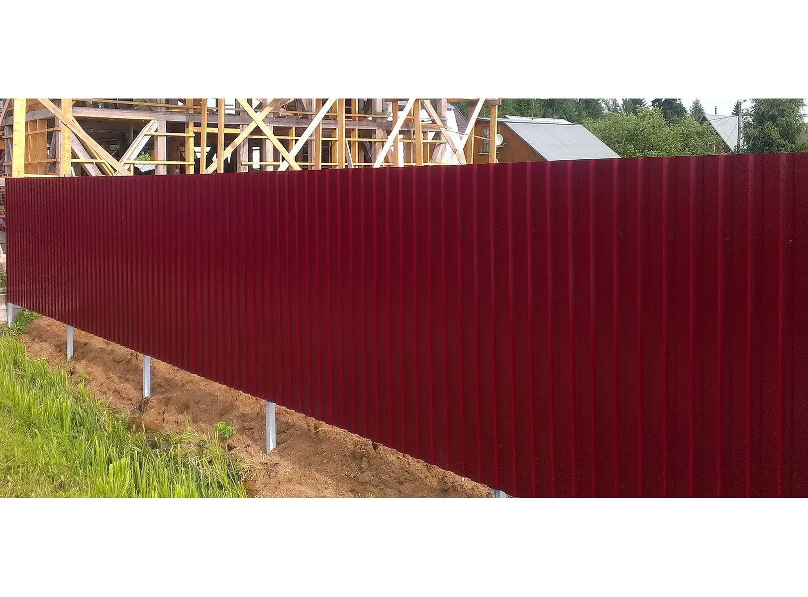 Профлист Металл Профиль C8 0.5 PURMAN® RAL 3005 Красное вино B