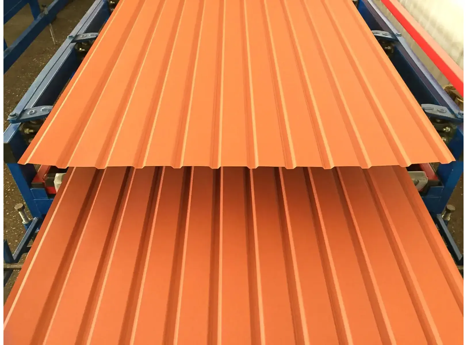 Профлист Grand Line C10A 0.45 Drap RAL 8004 Терракота