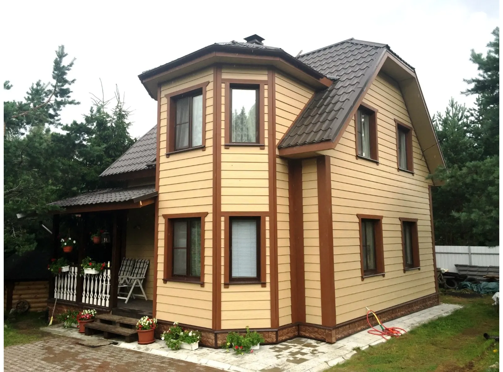 Фиброцементный сайдинг Decover RAL 9001 Cream 8х190х3600