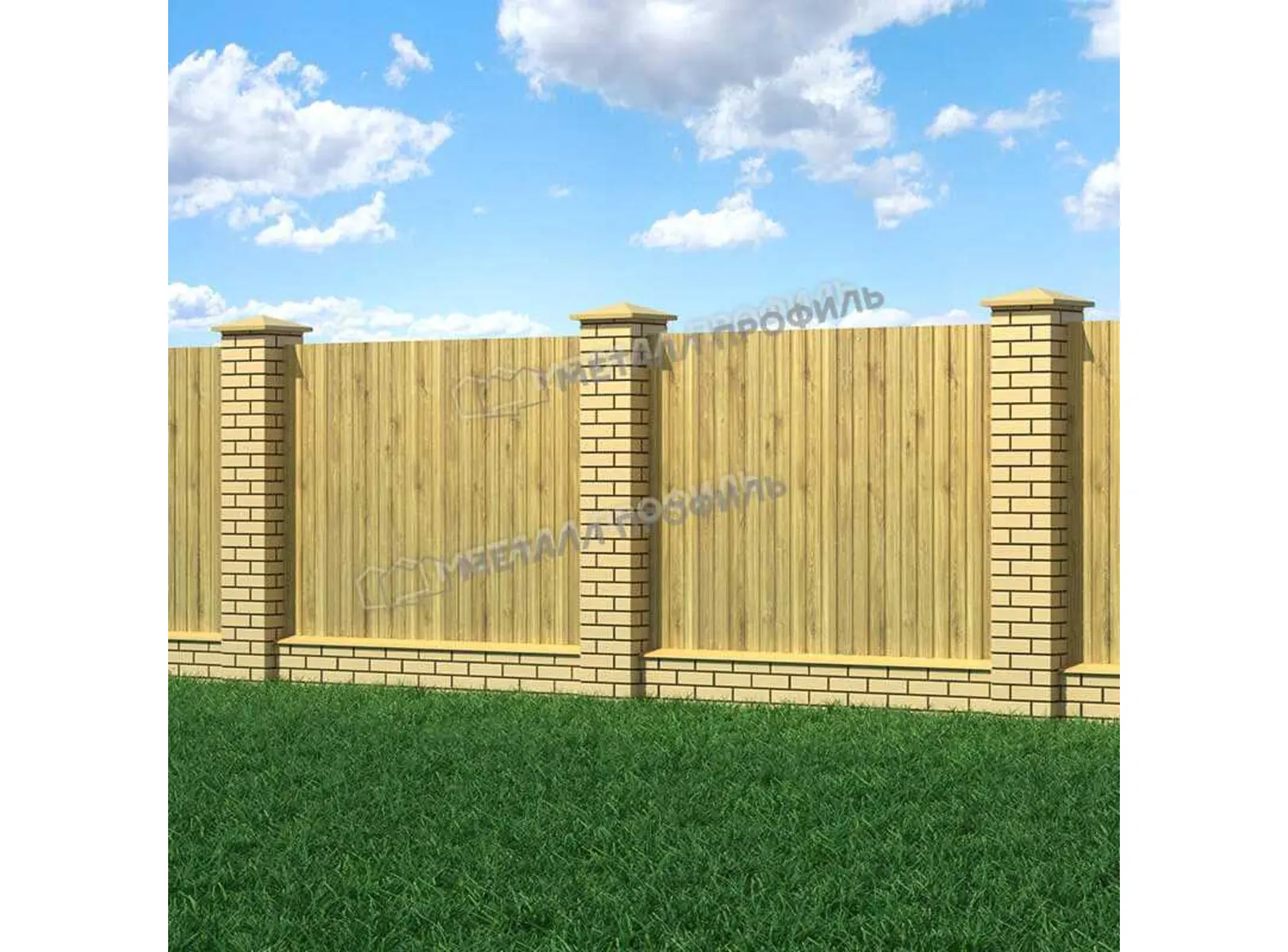 Профлист Металл Профиль C8 0.5 ECOSTEEL® текстурированный Золотой дуб B