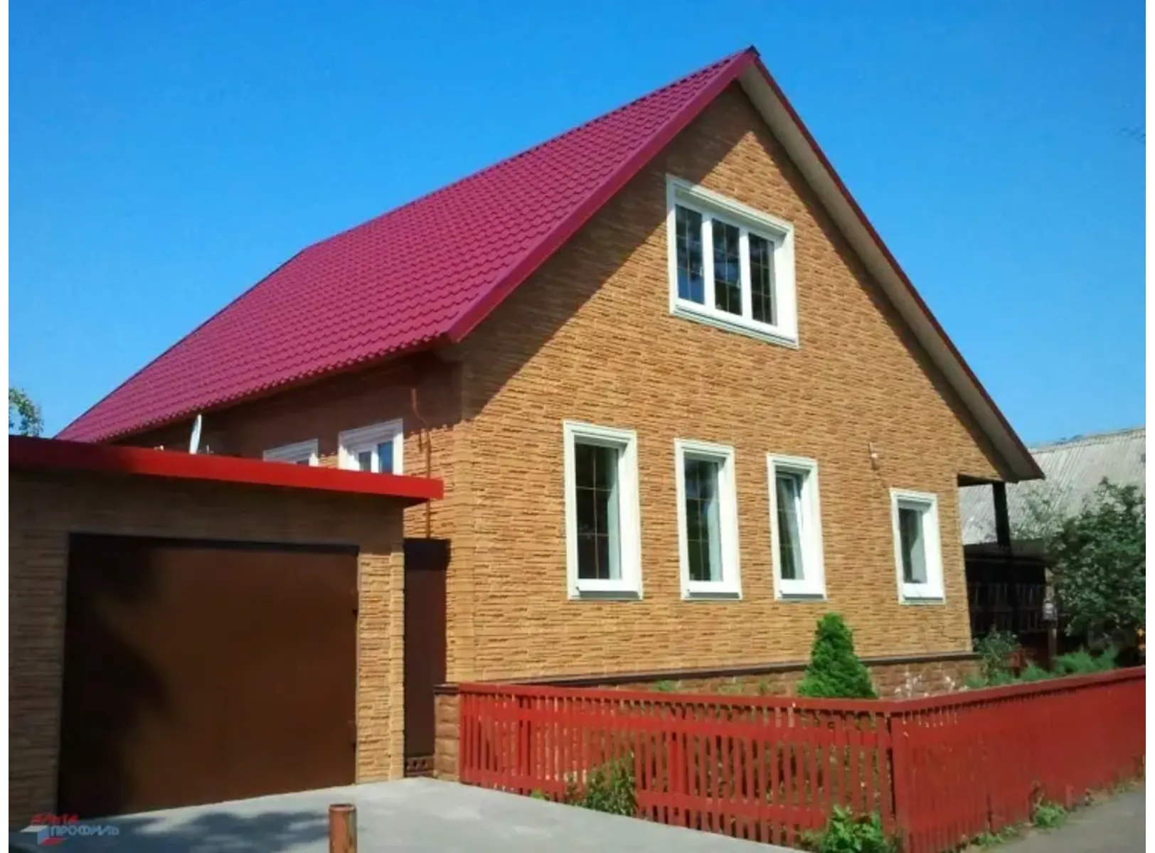 Фасадная панель Альта Профиль Кирпич-антик Афины 1170х450х17