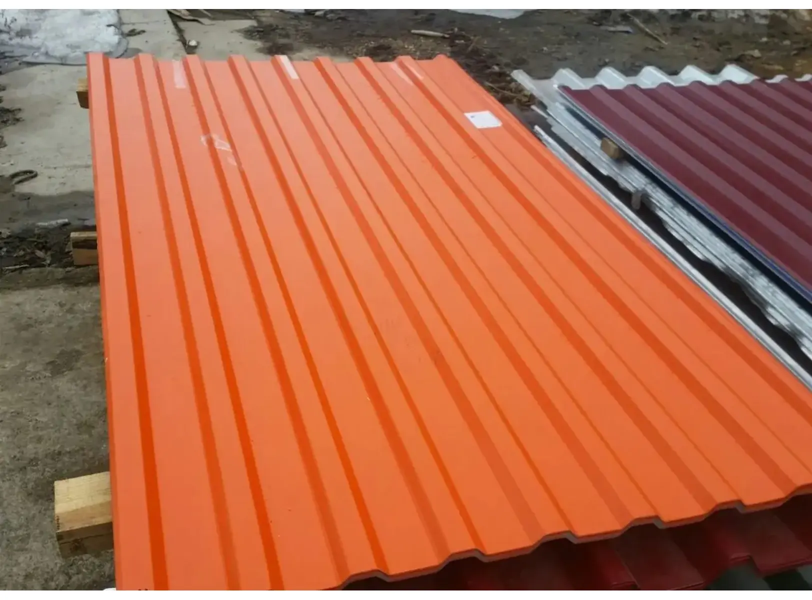 Профлист Grand Line C10A 0.45 Drap RAL 8004 Терракота