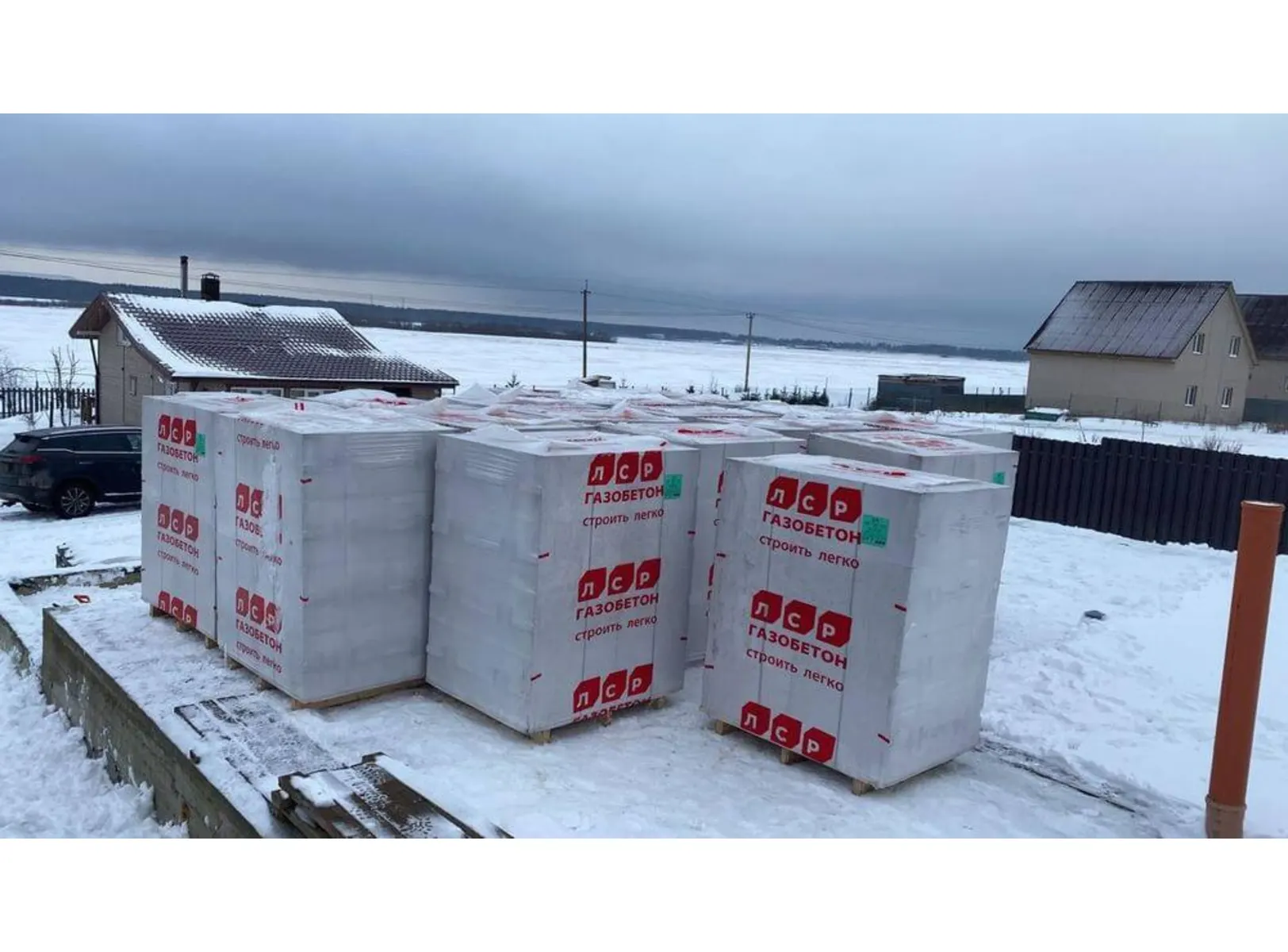 Газобетон ЛСР Кикерино D400 375х250х625 мм
