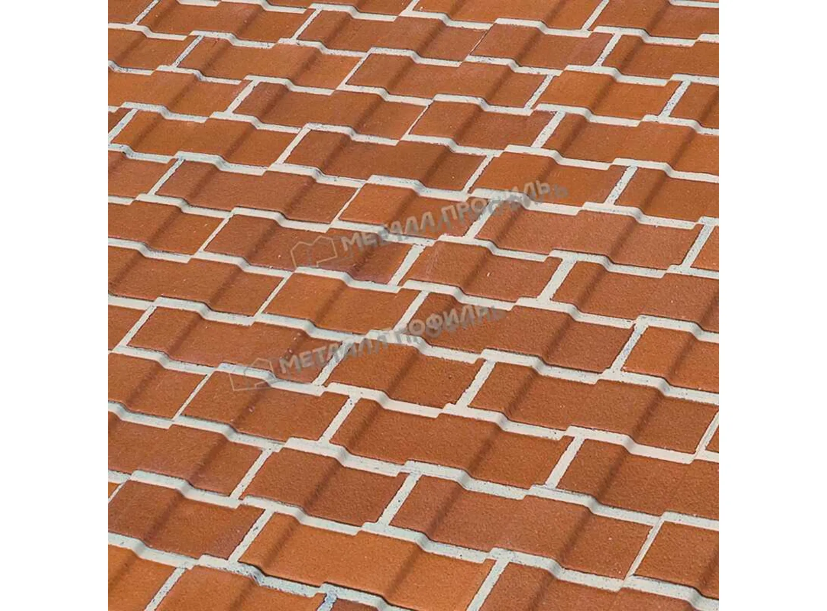Профлист Металл Профиль C8 0.5 ECOSTEEL® Кирпич B