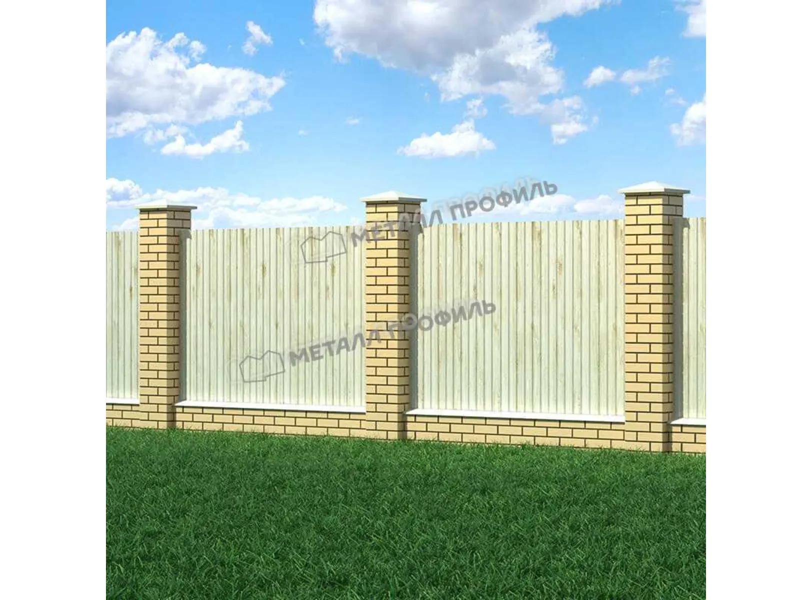 Профлист Металл Профиль МП10 0.5 ECOSTEEL® матовый Беленый дуб B