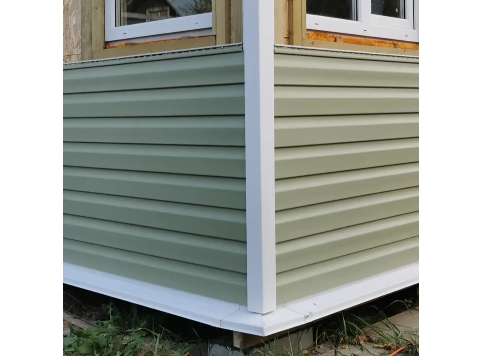 Виниловый сайдинг Docke Корабельный брус D4.5DL STANDARD киви 3000х232