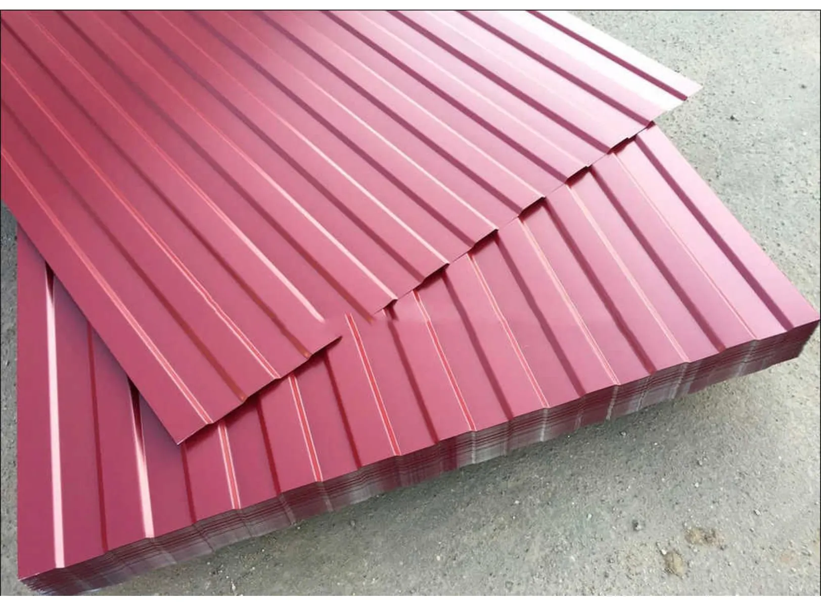 Профлист Grand Line C20В 0.5 Satin RAL 3009 Оксидно-красный