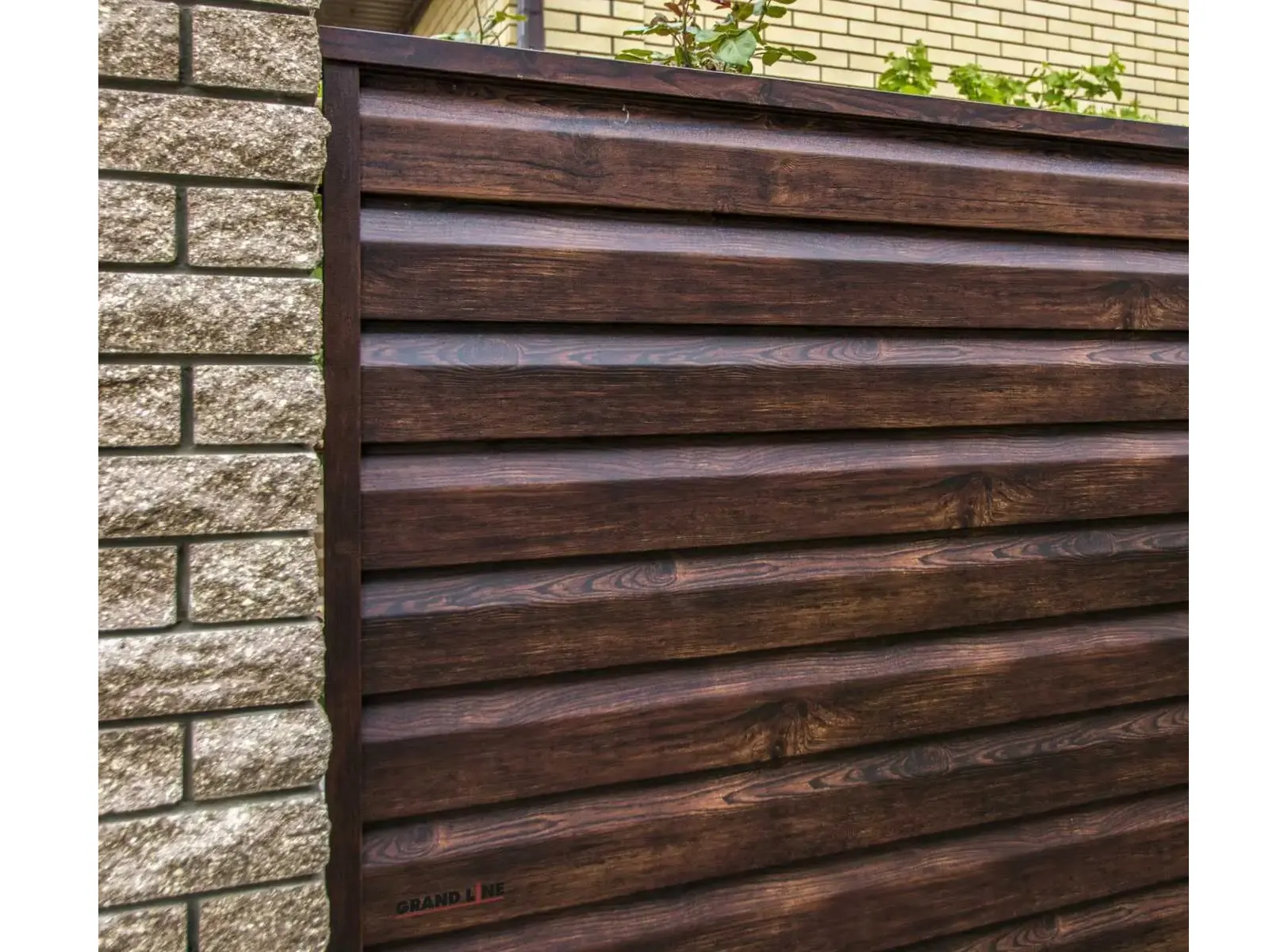 Профлист Grand Line C20В 0.45 Print Elite Choco wood