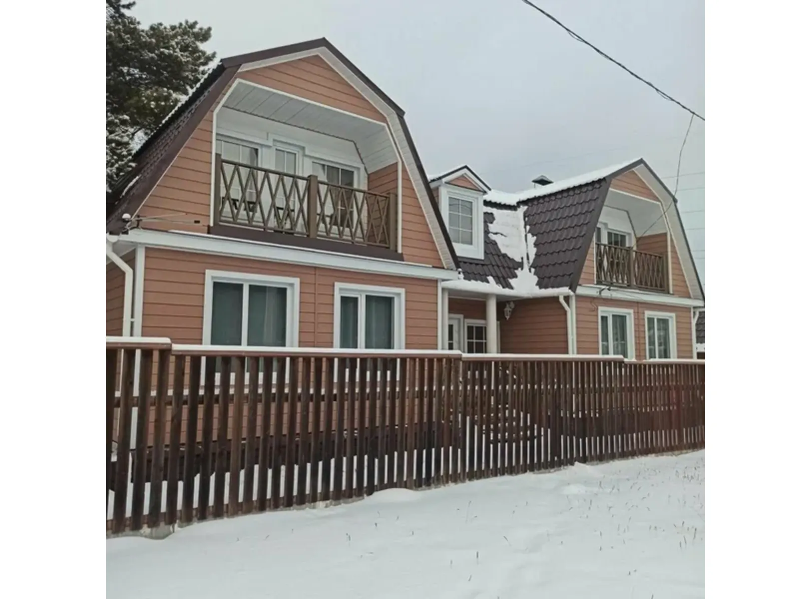 Виниловый сайдинг Docke Брус D6S PREMIUM Карамель 3600×300