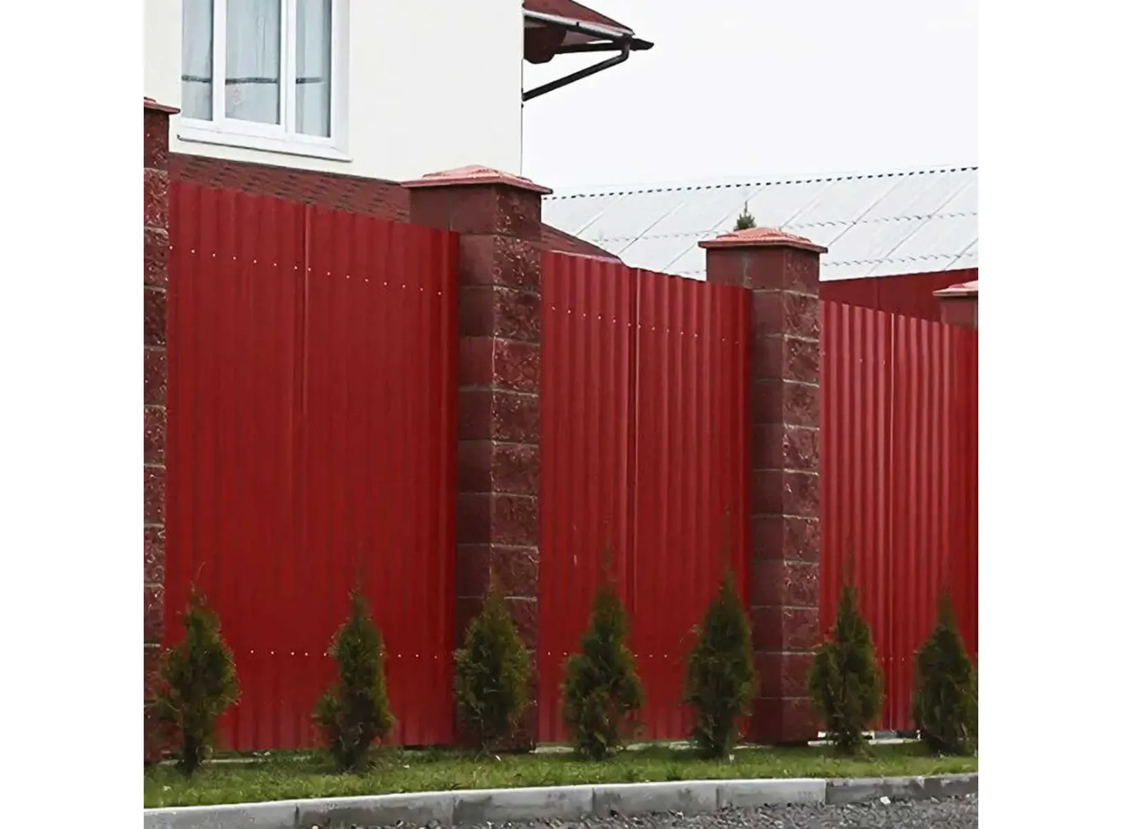 Профлист Grand Line C20В 0.5 Satin RAL 3009 Оксидно-красный