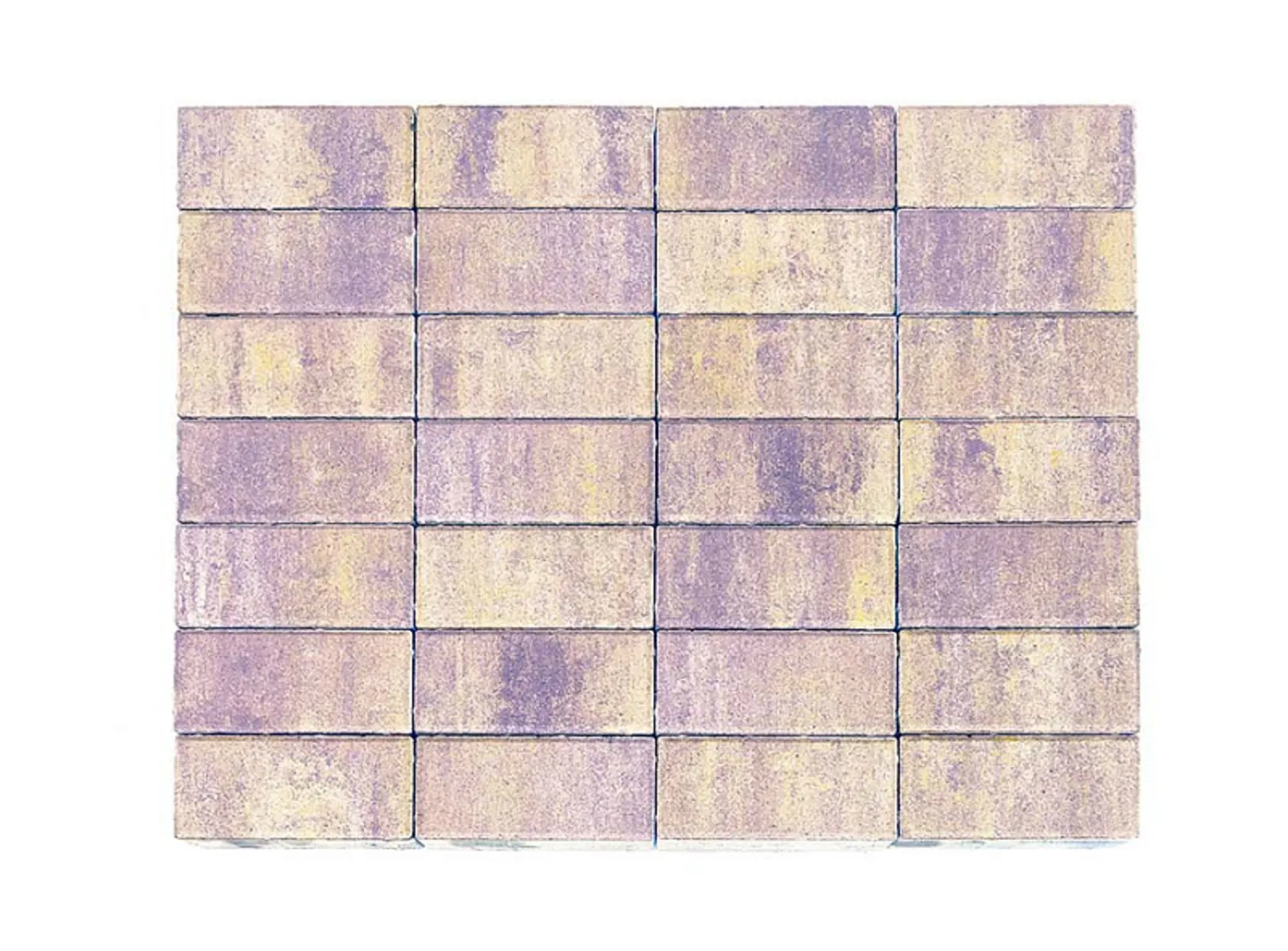 Тротуарная плитка Braer Прямоугольник ColorMix 200х50х60 мм Прайд