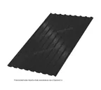 Профлист Металл Профиль МП20 0.5 PURMAN® RAL 9005 Черный темный B