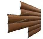 Металлический сайдинг Woodstock-Т Металл-Профиль ECOSTEEL Мореный Дуб 28х330 | матовый
