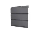 Софит металлический центральная перфорация 0,5 Satin с пленкой RAL 7004 сигнальный серый