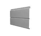 Софит ЭкоБрус с перфорацией 0,345 Grand Line 0,5 Satin RAL 9006 бело-алюминиевый