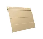 Металлический сайдинг Grand Line Фасадная панель 0.45 мм PE-foil RAL 1014 слоновая кость