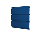 Софит металлический центральная перфорация 0,5 Satin с пленкой RAL 5005 сигнальный синий