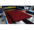 Металлочерепица Grand Line Classic 0,45 Drap RAL 3005 Красное вино