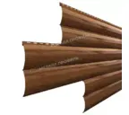 Металлический сайдинг Woodstock Металл-Профиль ECOSTEEL Мореный Дуб 28х330