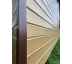 Виниловый сайдинг двухслойный Grand Line Natural-Брус Tundra клен 3.00