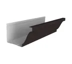 Желоб прямоугольный Vortex Lite Matt 130 мм 3м RAL 9005 черный